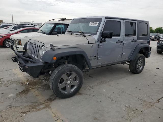 1C4BJWDG2HL589384 - 2017 JEEP WRANGLER U SPORT GRAY photo 1