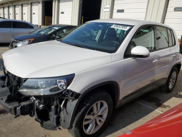 WVGAV7AX9CW577469 - 2012 VOLKSWAGEN TIGUAN S WHITE photo 1