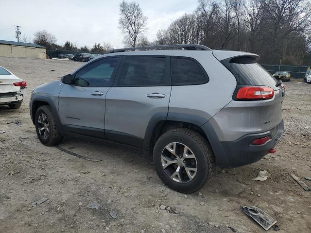 1C4PJMBS7FW500776 - 2015 JEEP CHEROKEE TRAILHAWK SILVER photo 2