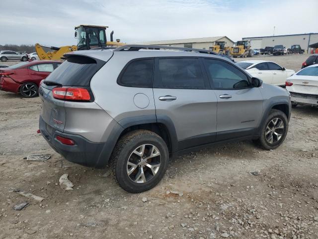 1C4PJMBS7FW500776 - 2015 JEEP CHEROKEE TRAILHAWK SILVER photo 3