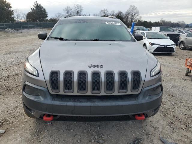 1C4PJMBS7FW500776 - 2015 JEEP CHEROKEE TRAILHAWK SILVER photo 5
