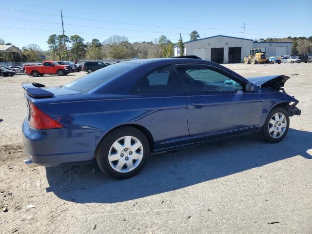 1HGEM21902L076890 - 2002 HONDA CIVIC EX 蓝色 照片 3