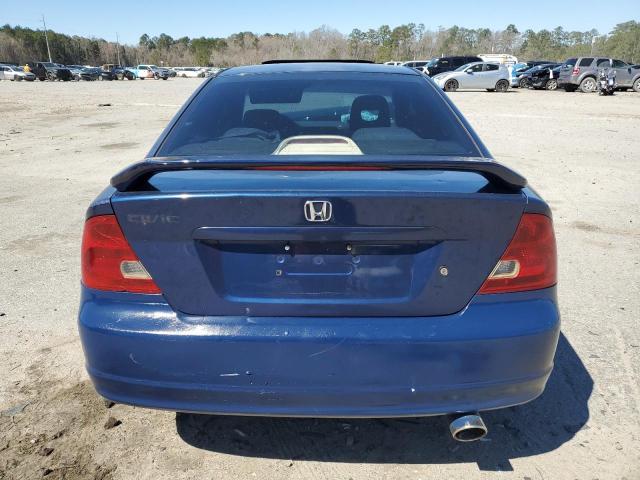 1HGEM21902L076890 - 2002 HONDA CIVIC EX 蓝色 照片 6