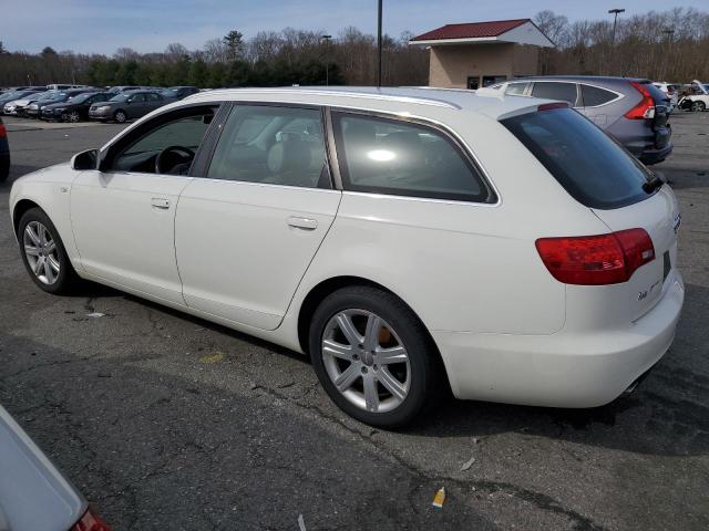 WAUKH74F36N147186 - 2006 AUDI A6 AVANT QUATTRO WHITE photo 2