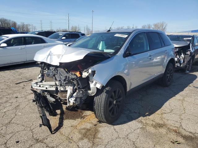 2FMDK3JC5EBA82394 - 2014 FORD EDGE SEL SILVER photo 1