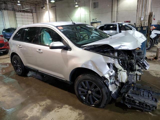 2FMDK3JC5EBA82394 - 2014 FORD EDGE SEL SILVER photo 4