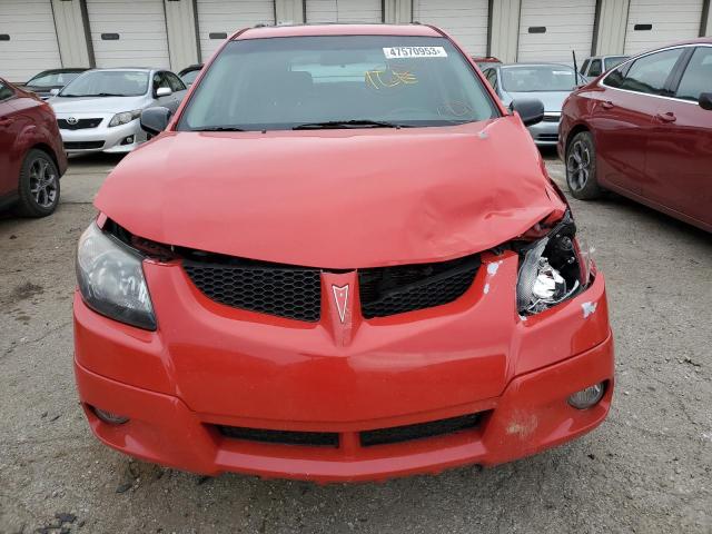 5Y2SL64824Z447479 - 2004 PONTIAC VIBE RED photo 5