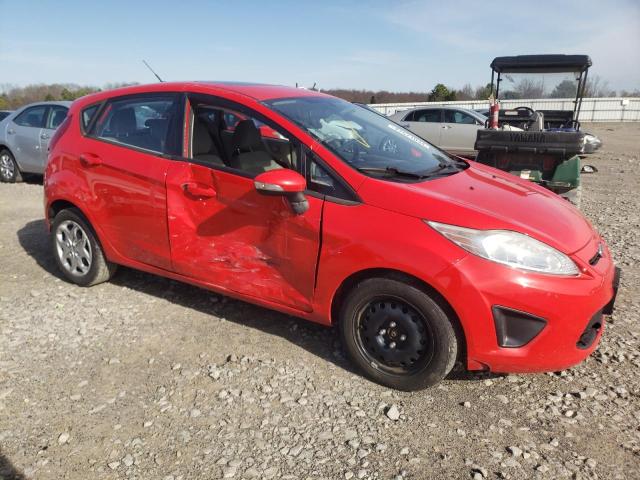 3FADP4EJ8DM220260 - 2013 FORD FIESTA SE RED photo 4