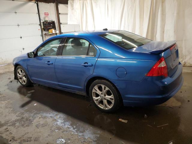 3FAHP0HA1CR142766 - 2012 FORD FUSION SE BLUE photo 2