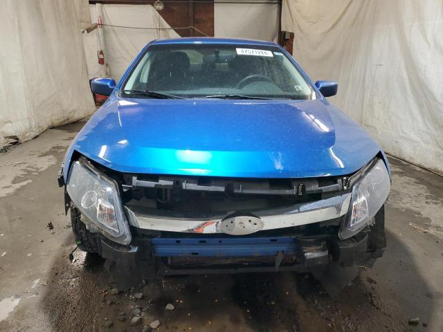 3FAHP0HA1CR142766 - 2012 FORD FUSION SE BLUE photo 5