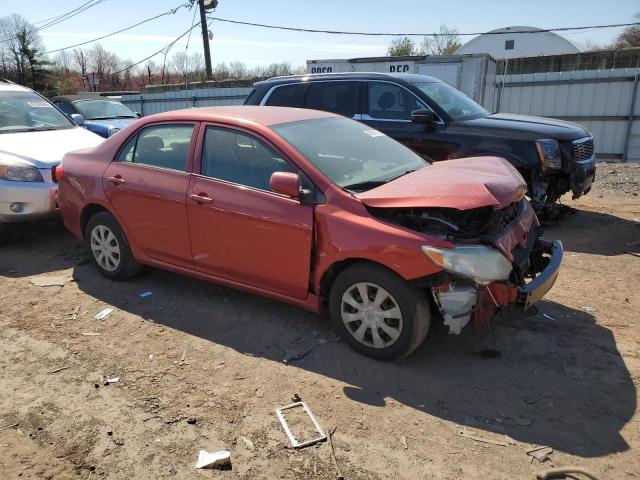 JTDBL40E199089931 - 2009 TOYOTA COROLLA BASE RED photo 4