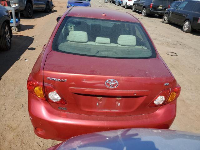 JTDBL40E199089931 - 2009 TOYOTA COROLLA BASE RED photo 6