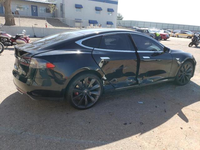 5YJSA1H19EFP53897 - 2014 TESLA MODEL S შავი ფოტო 3