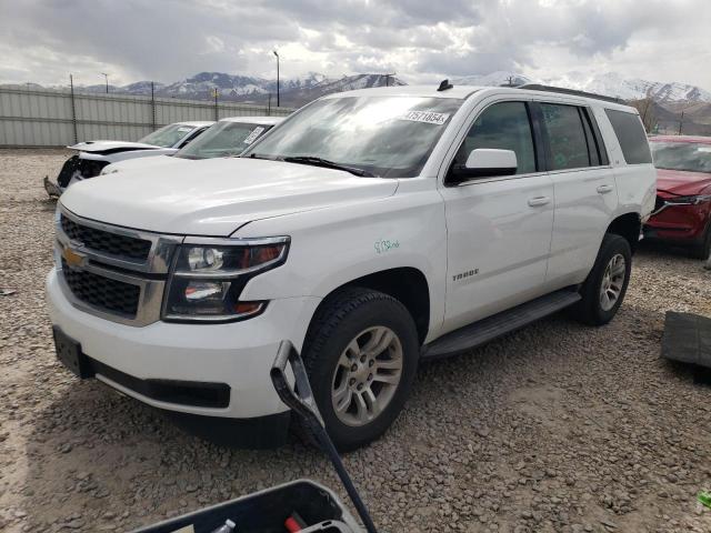 1GNSKBKC0FR240490 - 2015 CHEVROLET TAHOE K1500 LT WHITE photo 1