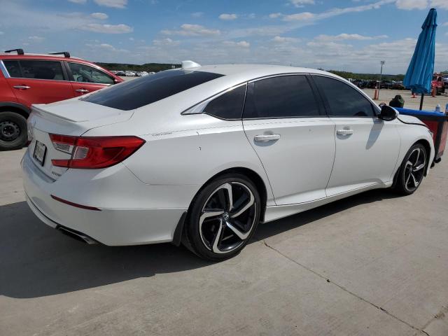 1HGCV1F30KA046903 - 2019 HONDA ACCORD SPORT WHITE photo 3