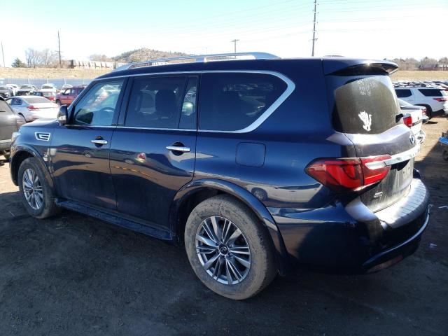 JN8AZ2NE1L9255268 - 2020 INFINITI QX80 LUXE BLUE photo 2