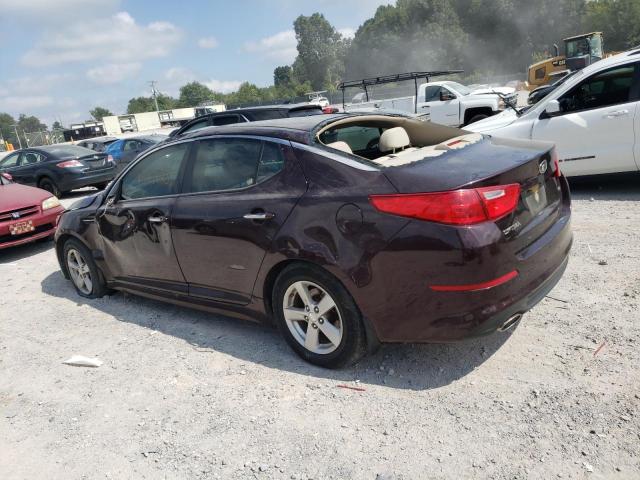 5XXGM4A79FG437542 - 2015 KIA OPTIMA LX BURGUNDY photo 2