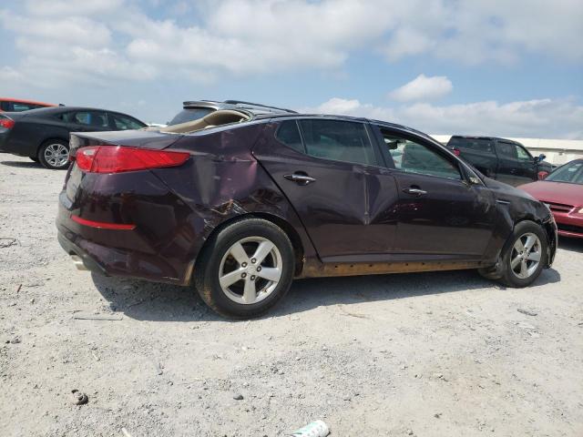 5XXGM4A79FG437542 - 2015 KIA OPTIMA LX BURGUNDY photo 3