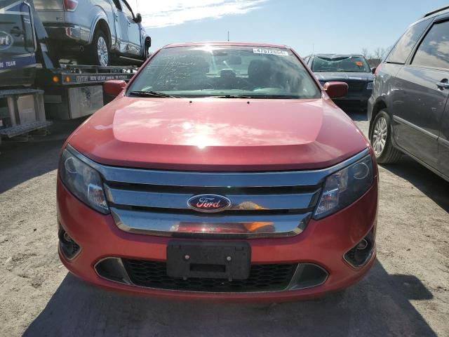 3FAHP0KC1CR393703 - 2012 FORD FUSION SPORT BURGUNDY photo 5