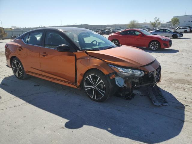 3N1AB8DV3LY268654 - 2020 NISSAN SENTRA SR ORANGE photo 4