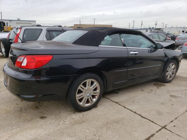 1C3LC65M68N692688 - 2008 CHRYSLER SEBRING LIMITED BLACK photo 3