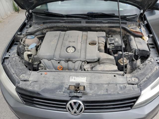 3VWDP7AJ7CM332657 - 2012 VOLKSWAGEN JETTA SE GRAY photo 11