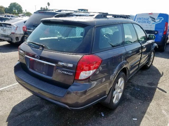 4S4BP62C687307735 - 2008 SUBARU OUTBACK 2.5I LIMITED  photo 4