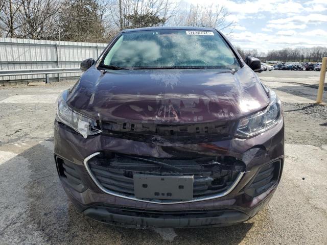 KL7CJKSB0LB348374 - 2020 CHEVROLET TRAX LS BURGUNDY photo 5