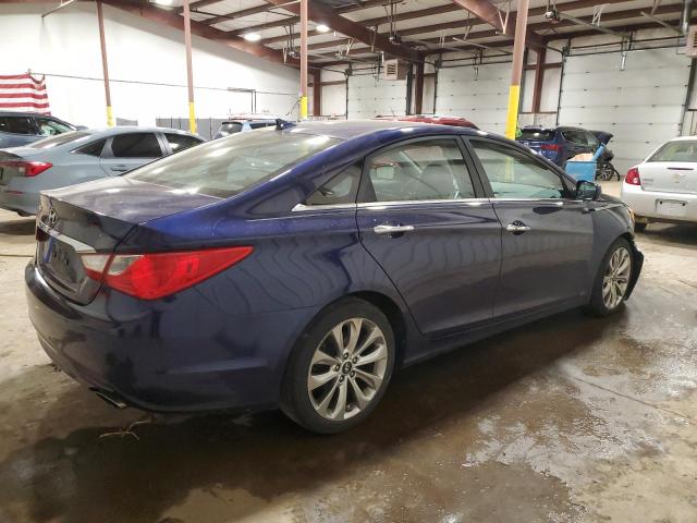 5NPEC4AC6DH559087 - 2013 HYUNDAI SONATA SE BLUE photo 3