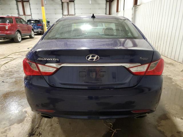 5NPEC4AC6DH559087 - 2013 HYUNDAI SONATA SE BLUE photo 6