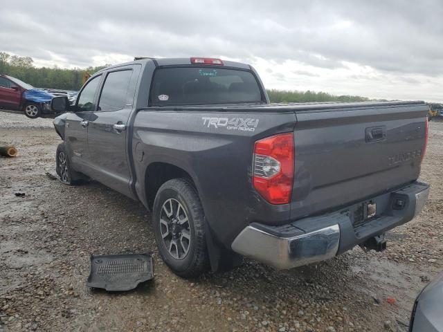 5TFHW5F15JX721602 - 2018 TOYOTA TUNDRA CREWMAX LIMITED GRAY photo 2