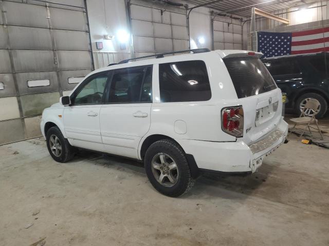 5FNYF28557B021449 - 2007 HONDA PILOT EXL WHITE photo 2