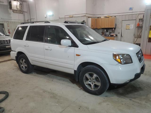 5FNYF28557B021449 - 2007 HONDA PILOT EXL WHITE photo 4