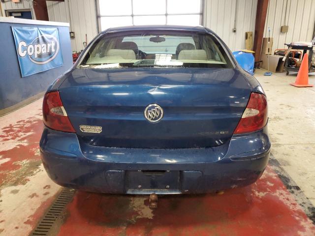 2G4WC532951307170 - 2005 BUICK LACROSSE CX BLUE photo 6