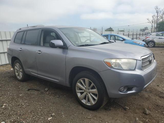 JTEEW44A082025829 - 2008 TOYOTA HIGHLANDER HYBRID LIMITED BLUE photo 4