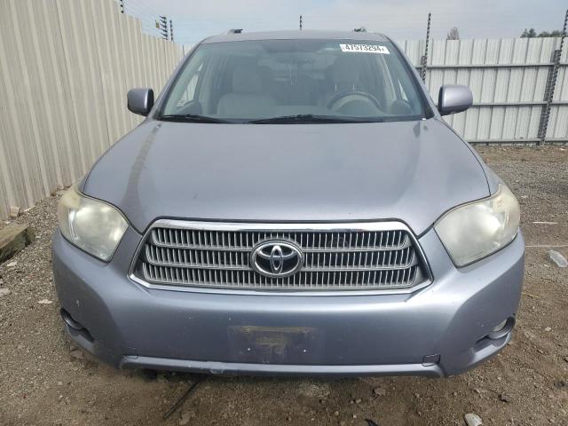 JTEEW44A082025829 - 2008 TOYOTA HIGHLANDER HYBRID LIMITED BLUE photo 5