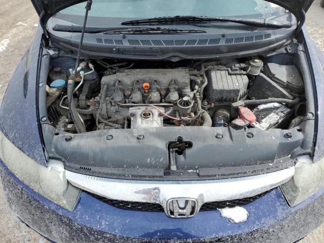 2HGFA16639H546133 - 2009 HONDA CIVIC LX-S BLUE photo 11