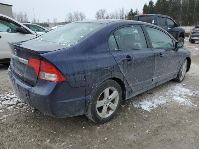2HGFA16639H546133 - 2009 HONDA CIVIC LX-S Կապույտ լուսանկար 3