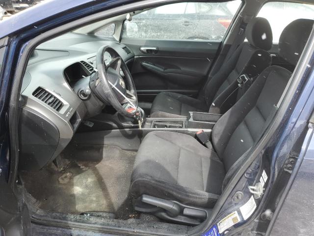 2HGFA16639H546133 - 2009 HONDA CIVIC LX-S Կապույտ լուսանկար 7