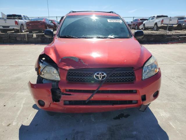 JTMZD33VX75054374 - 2007 TOYOTA RAV4 RED photo 5