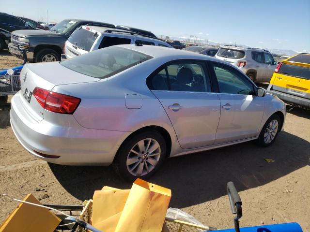 3VWD07AJ6FM265431 - 2015 VOLKSWAGEN JETTA SE SILVER photo 3