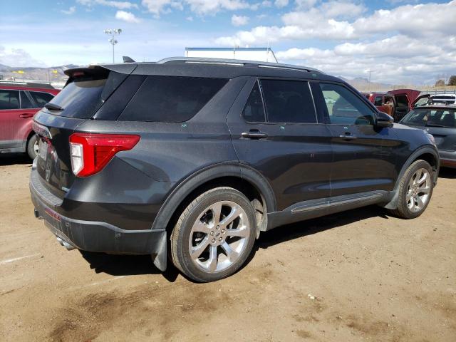 1FM5K8HCXLGA28781 - 2020 FORD EXPLORER PLATINUM GRAY photo 3