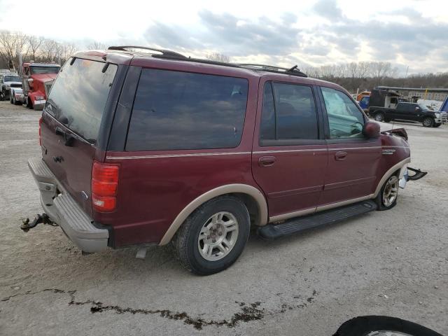 1FMRU17L6XLA53033 - 1999 FORD EXPEDITION BURGUNDY photo 3