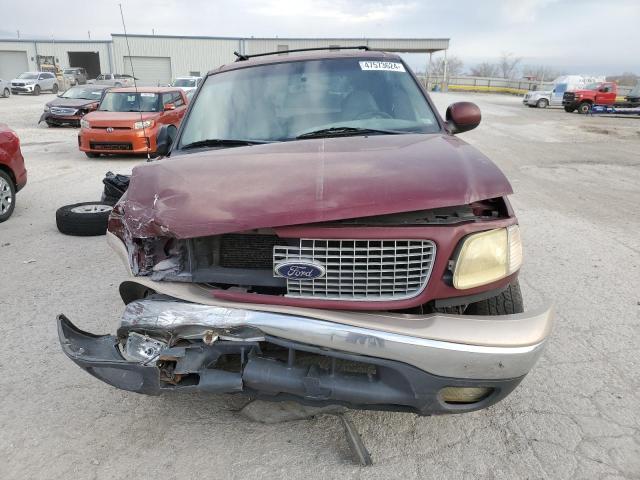 1FMRU17L6XLA53033 - 1999 FORD EXPEDITION BURGUNDY photo 5