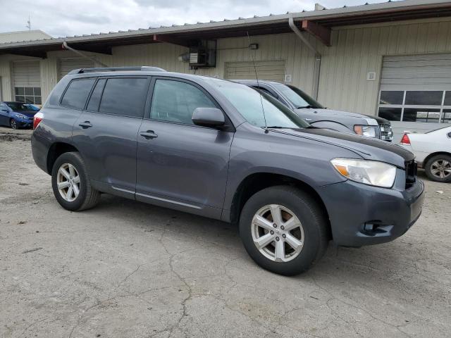 5TDZA3EH1AS004836 - 2010 TOYOTA HIGHLANDER GRAY photo 4