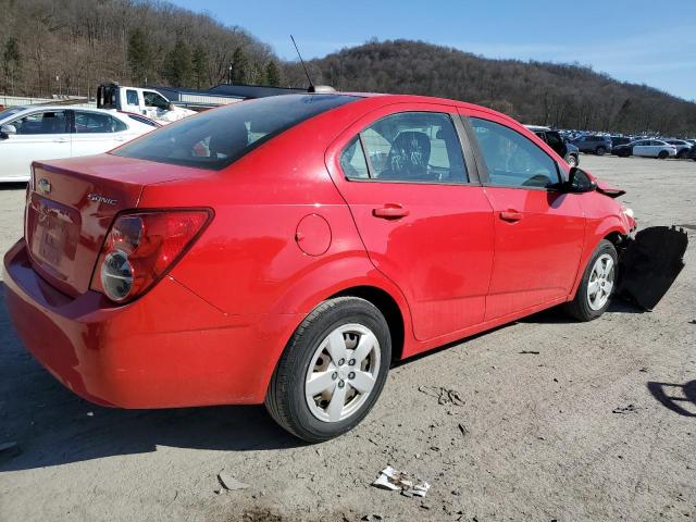 1G1JA5SH5F4102938 - 2015 CHEVROLET SONIC LS 红色 照片 3