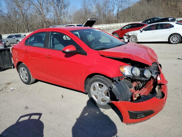 1G1JA5SH5F4102938 - 2015 CHEVROLET SONIC LS 红色 照片 4