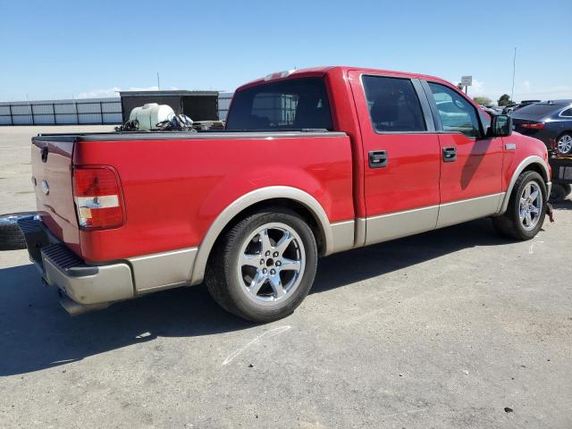 1FTPW12507FA91340 - 2007 FORD F150 SUPERCREW RED photo 3