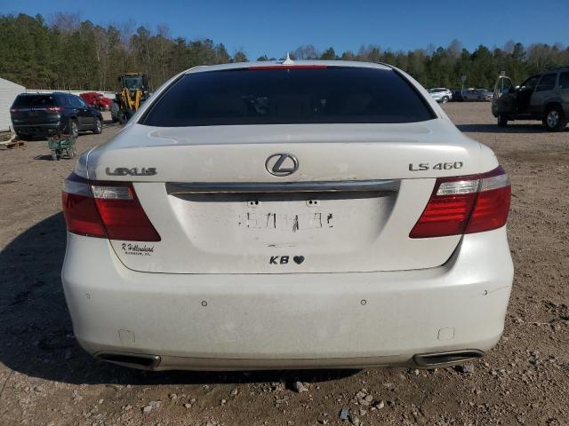 JTHBL46F775037903 - 2007 LEXUS LS 460 WHITE photo 6