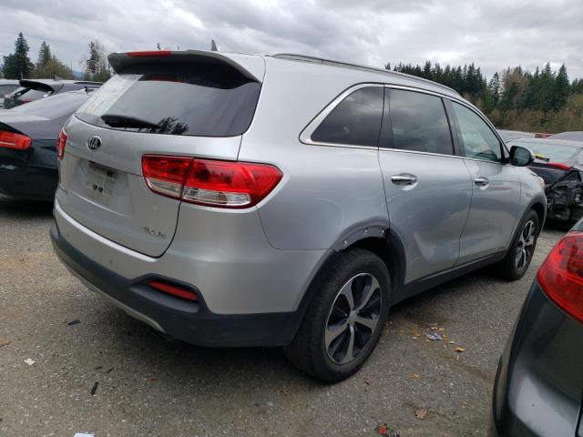 5XYPHDA5XGG159198 - 2016 KIA SORENTO EX SILVER photo 3